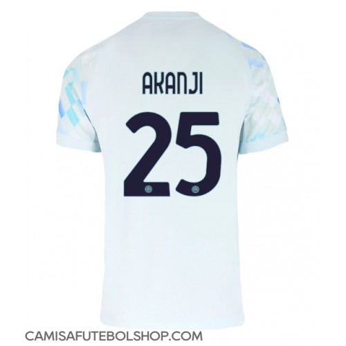 Camisa de time de futebol Inter Milan Manuel Akanji #25 Replicas 2º Equipamento 2025-26 Manga Curta